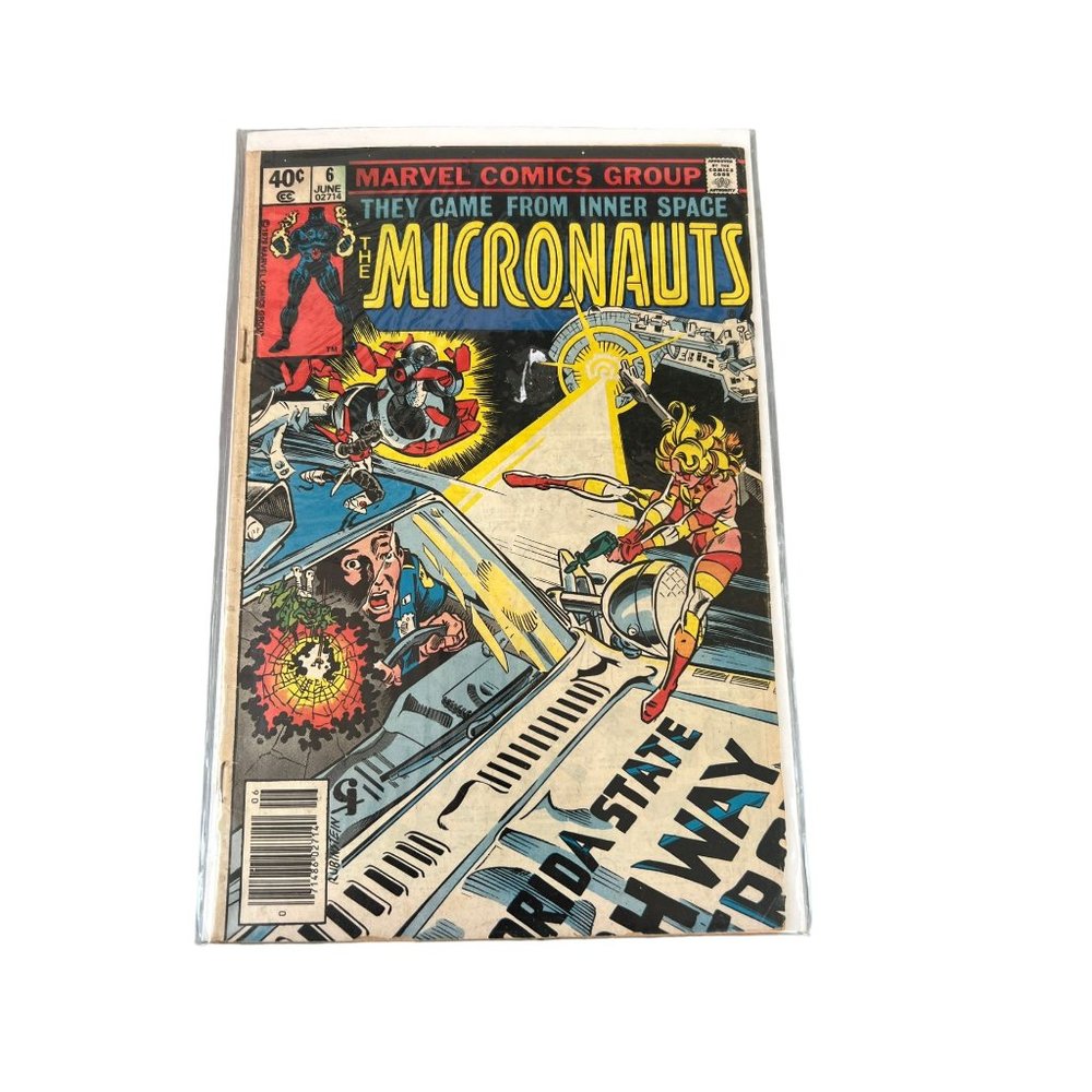 Vintage Marvel The Micronauts Comic Book They Came from Inner Space #6